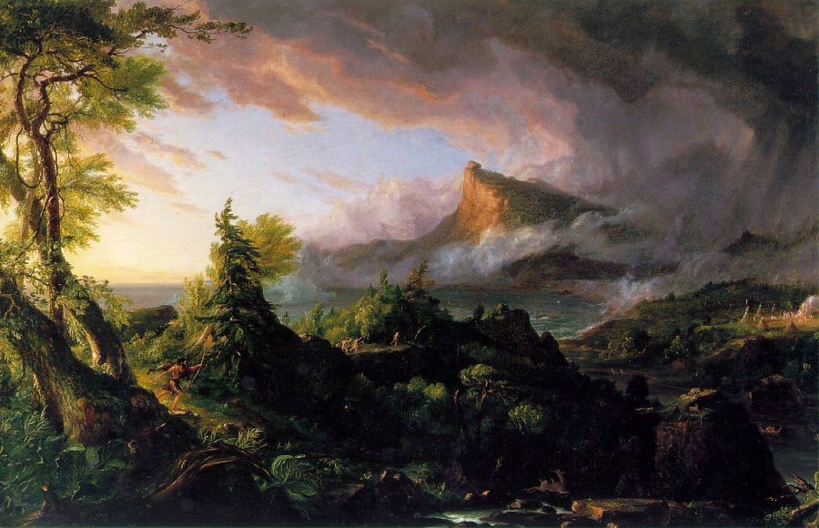 Thomas Cole The Course of Empire The Savage State